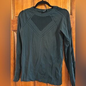 Athleta Dark Green Running top. Size large